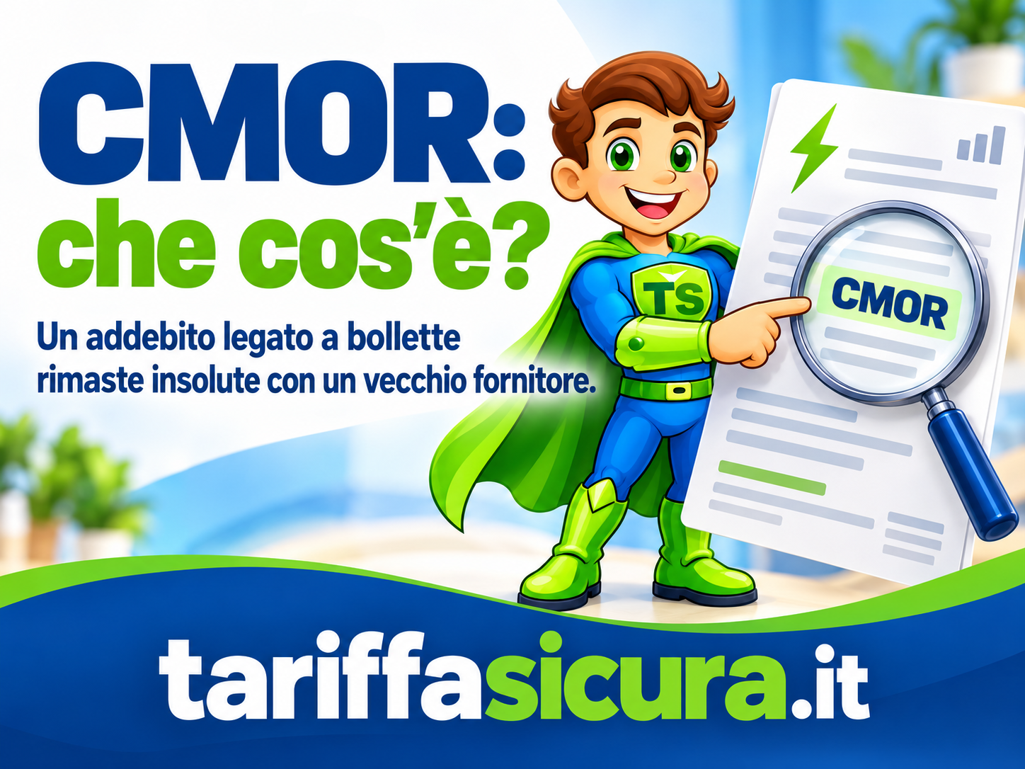 TariffaSicura · CMOR dopo il cambio fornitore: origine, pagamenti e reclamo
